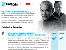 Tablet Screenshot of frasernetinnercircle.com